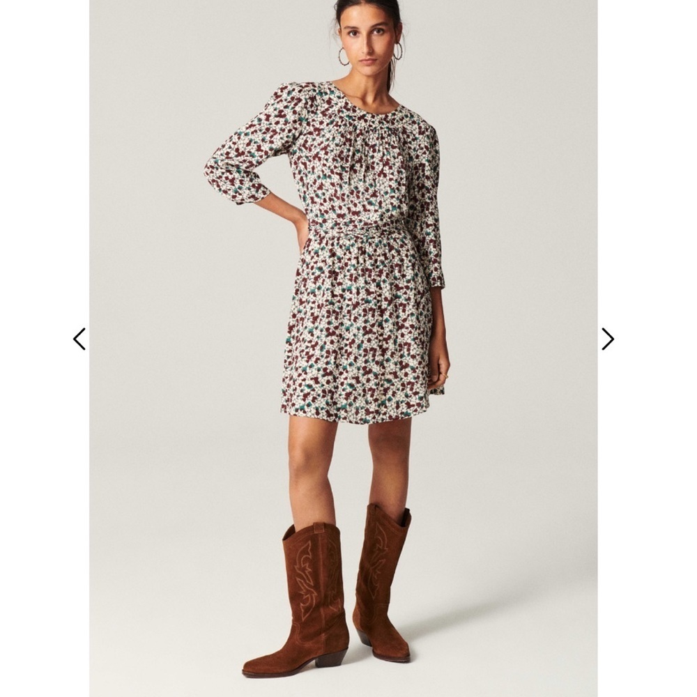 NWT Ba&sh Elys western coastal cowgirl boho Preppy retro rodeo inspired Dress